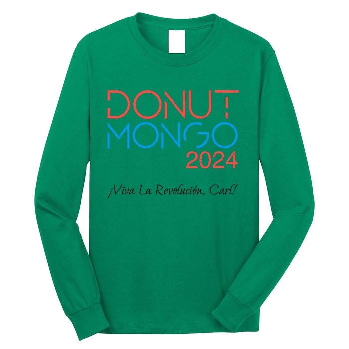 Vintage Donut Mongo 2024 Retro Dungeon Crawler Carl Meme Long Sleeve Shirt