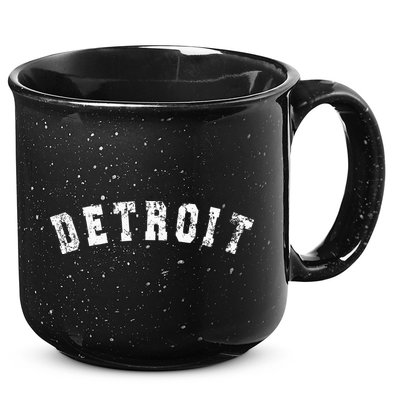 Vintage Detroit Michigan Distressed Apparel 15oz Campfire Ceramic Mug