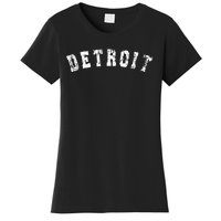 Vintage Detroit Michigan Distressed Apparel Women's T-Shirt