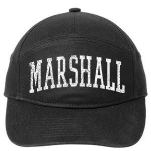 Varsity Distressed Marshall 7-Panel Snapback Hat