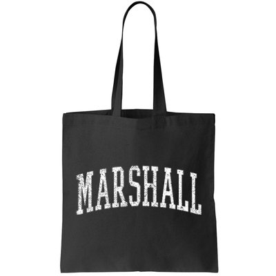 Varsity Distressed Marshall Tote Bag