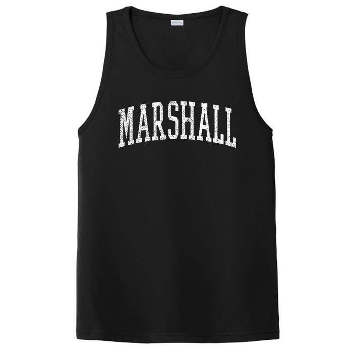 Varsity Distressed Marshall PosiCharge Competitor Tank