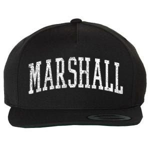 Varsity Distressed Marshall Wool Snapback Cap