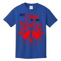 Valentines Day My Corgi Is My Valentine Dog Mom Mama Single Gift Kids T-Shirt