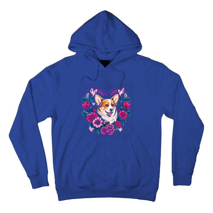 Valentine's Day Meaningful Gift Corgi Dog Valentine Cute Gift Hoodie