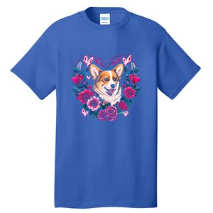 Valentine's Day Meaningful Gift Corgi Dog Valentine Cute Gift Tall T-Shirt