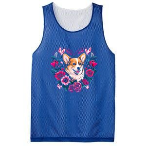 Valentine's Day Meaningful Gift Corgi Dog Valentine Cute Gift Mesh Reversible Basketball Jersey Tank