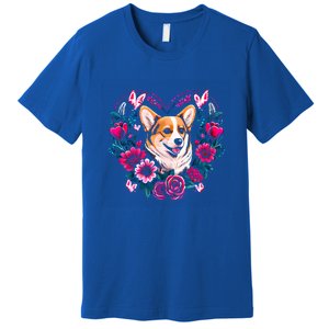 Valentine's Day Meaningful Gift Corgi Dog Valentine Cute Gift Premium T-Shirt