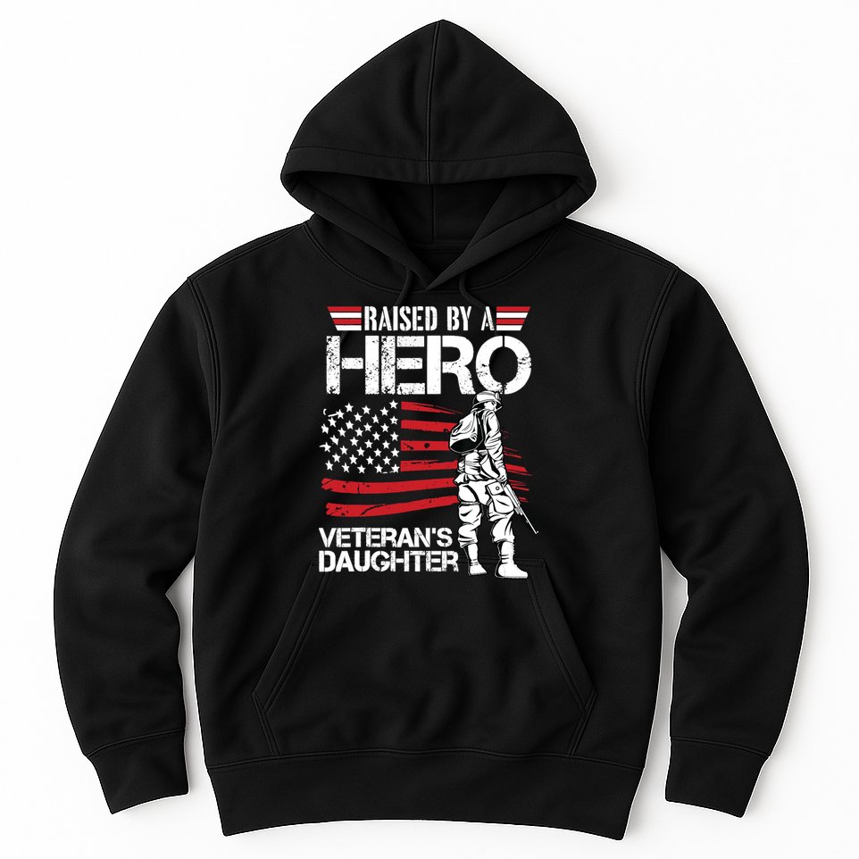 Veteran Daughter Month Of The Military Child Army Hoodie