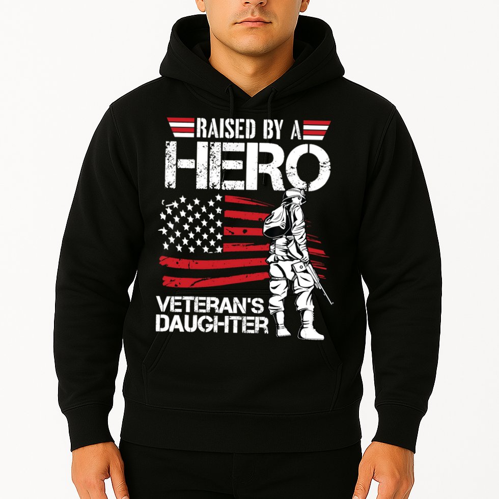 Veteran Daughter Month Of The Military Child Army Hoodie