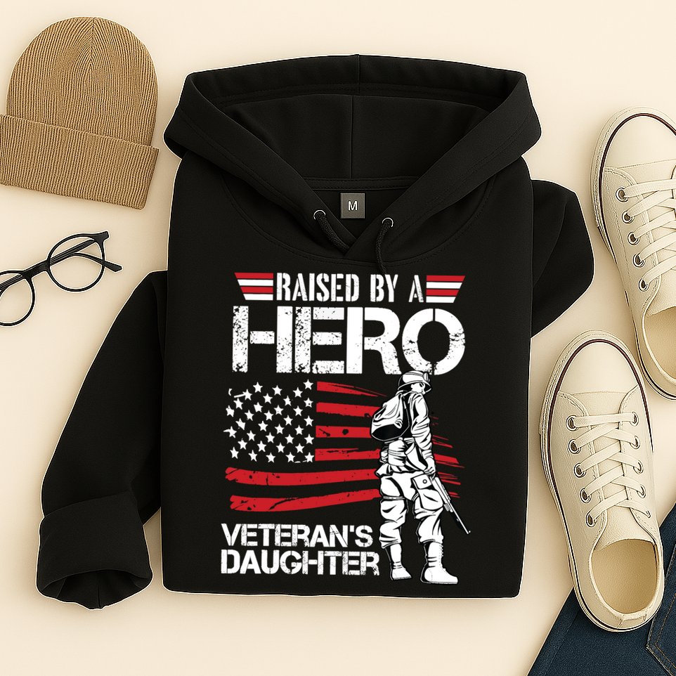 Veteran Daughter Month Of The Military Child Army Hoodie