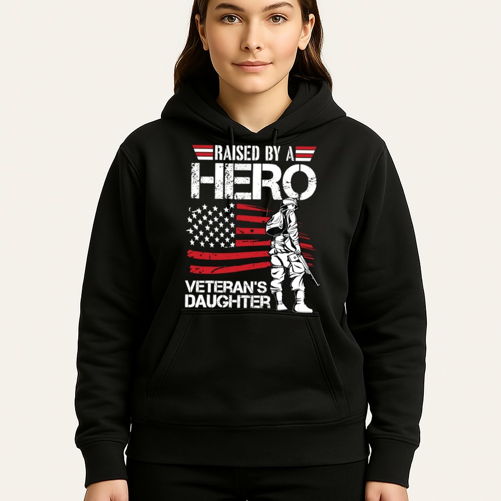 Veteran Daughter Month Of The Military Child Army Hoodie