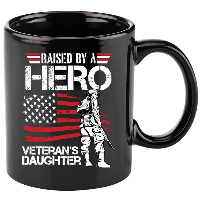 Veteran Daughter Month Of The Military Child Army 11oz C Handle Ceramic Mug