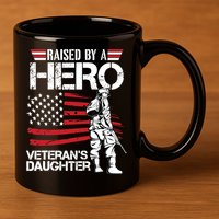 Veteran Daughter Month Of The Military Child Army 11oz C Handle Ceramic Mug