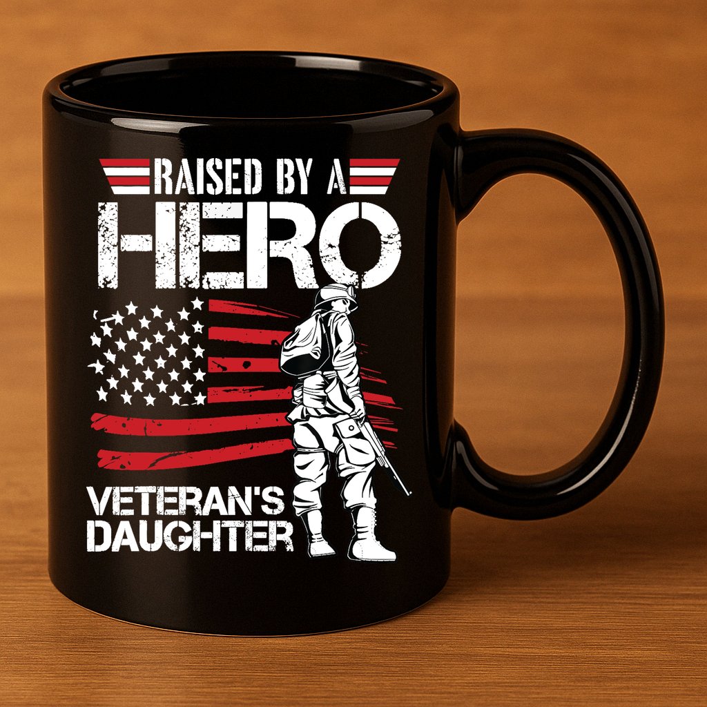 Veteran Daughter Month Of The Military Child Army 11oz C Handle Ceramic Mug