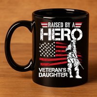 Veteran Daughter Month Of The Military Child Army 11oz C Handle Ceramic Mug