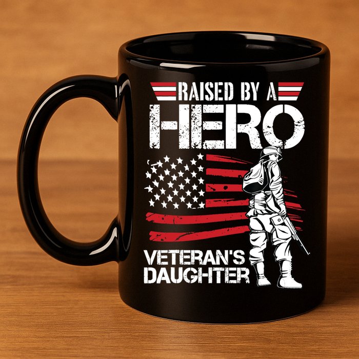 Veteran Daughter Month Of The Military Child Army 11oz C Handle Ceramic Mug
