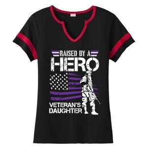 Veteran Daughter Month Of The Military Child Army Ladies Halftime Notch Neck Tee