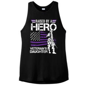 Veteran Daughter Month Of The Military Child Army Ladies PosiCharge Tri-Blend Wicking Tank