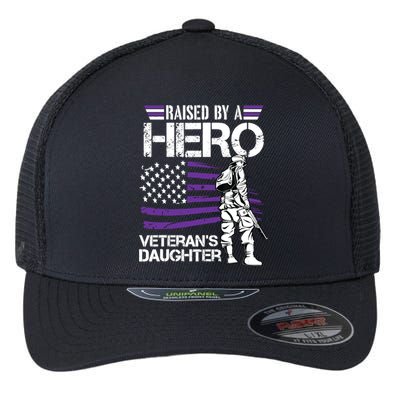 Veteran Daughter Month Of The Military Child Army Flexfit Unipanel Trucker Cap