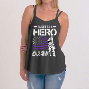 Veteran Daughter Month Of The Military Child Army Women's Strappy Tank