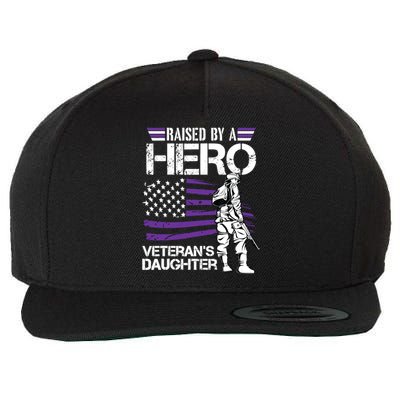 Veteran Daughter Month Of The Military Child Army Wool Snapback Cap