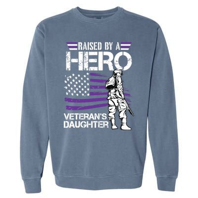 Veteran Daughter Month Of The Military Child Army Garment-Dyed Sweatshirt