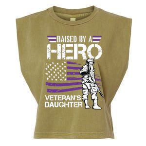 Veteran Daughter Month Of The Military Child Army Garment-Dyed Women's Muscle Tee