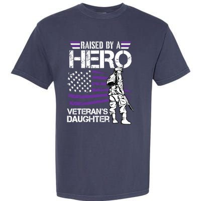 Veteran Daughter Month Of The Military Child Army Garment-Dyed Heavyweight T-Shirt