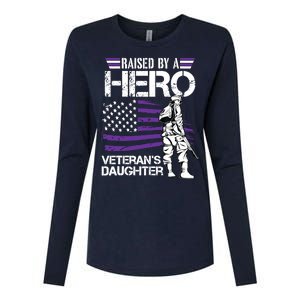 Veteran Daughter Month Of The Military Child Army Womens Cotton Relaxed Long Sleeve T-Shirt