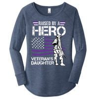 Veteran Daughter Month Of The Military Child Army Women's Perfect Tri Tunic Long Sleeve Shirt