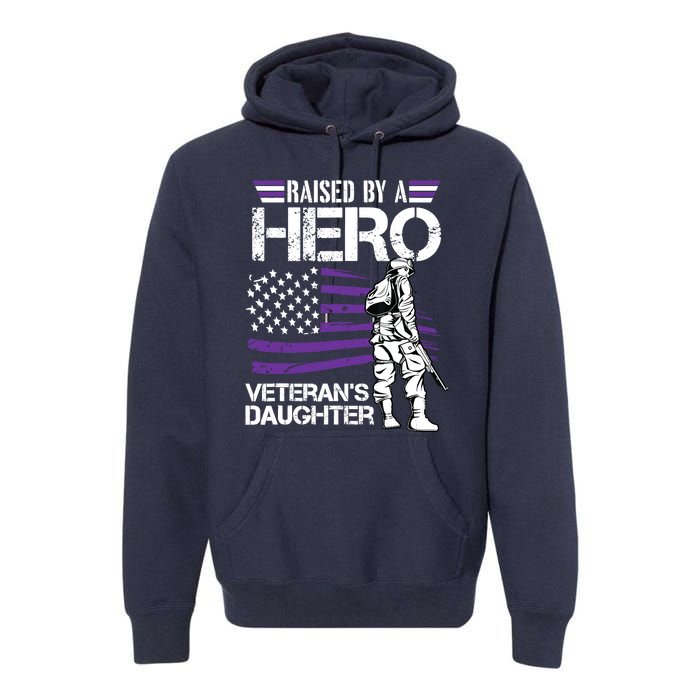 Veteran Daughter Month Of The Military Child Army Premium Hoodie