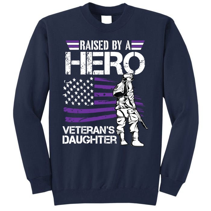 Veteran Daughter Month Of The Military Child Army Tall Sweatshirt