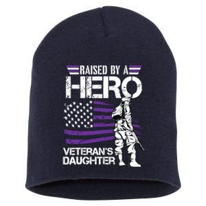 Veteran Daughter Month Of The Military Child Army Short Acrylic Beanie