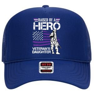 Veteran Daughter Month Of The Military Child Army High Crown Mesh Back Trucker Hat