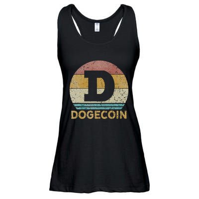 Vintage Dogecoin Miner Dogecoin Ladies Essential Flowy Tank