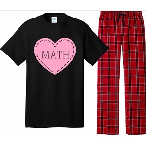 Valentine's Day Math Heart Design Cool Gift Pajama Set