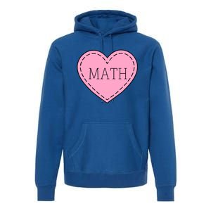 Valentine's Day Math Heart Design Cool Gift Premium Hoodie