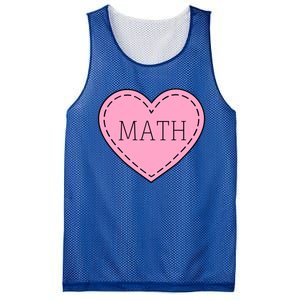 Valentine's Day Math Heart Design Cool Gift Mesh Reversible Basketball Jersey Tank