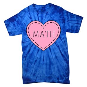 Valentine's Day Math Heart Design Cool Gift Tie-Dye T-Shirt