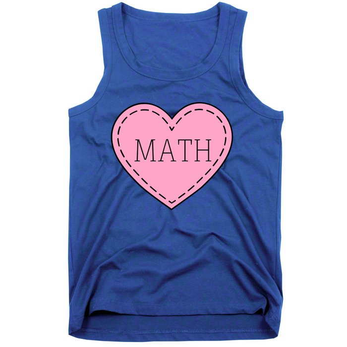 Valentine's Day Math Heart Design Cool Gift Tank Top