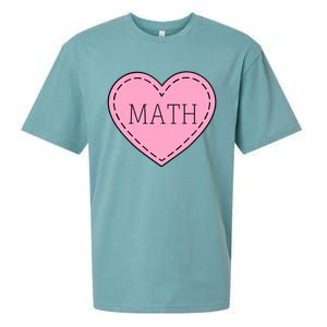 Valentine's Day Math Heart Design Cool Gift Sueded Cloud Jersey T-Shirt