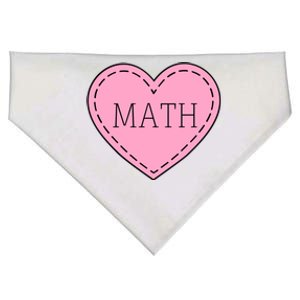 Valentine's Day Math Heart Design Cool Gift USA-Made Doggie Bandana