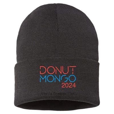 Vintage Donut Mongo 2024 Retro Dungeon Crawler Carl Meme Sustainable Knit Beanie