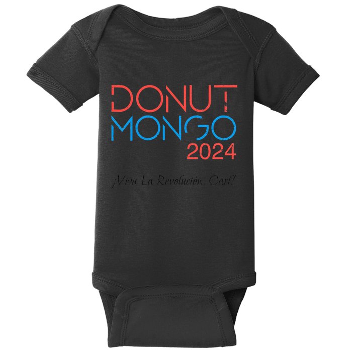 Vintage Donut Mongo 2024 Retro Dungeon Crawler Carl Meme Baby Bodysuit