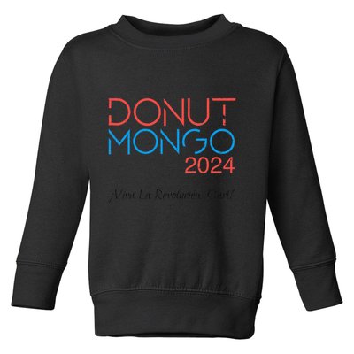 Vintage Donut Mongo 2024 Retro Dungeon Crawler Carl Meme Toddler Sweatshirt
