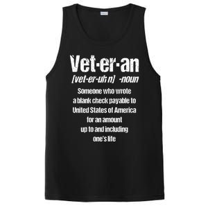 Veterans Day Memorial Day Funny Veteran Noun Us Soldier Great Gift PosiCharge Competitor Tank