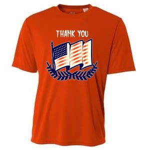 Veterans Day Memorial For Ex Military Service Thank You Gift Cooling Performance Crew T-Shirt