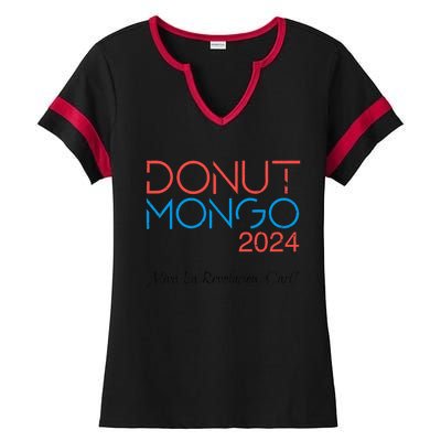 Vintage Donut Mongo 2024 Retro Dungeon Crawler Carl Meme Ladies Halftime Notch Neck Tee