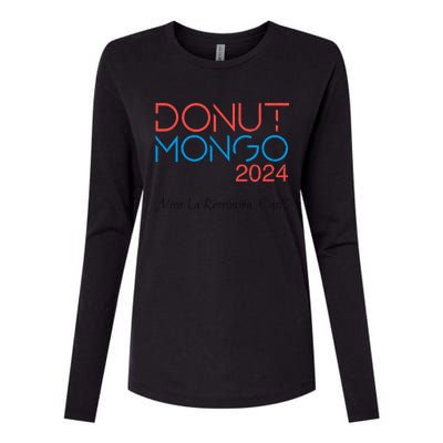 Vintage Donut Mongo 2024 Retro Dungeon Crawler Carl Meme Womens Cotton Relaxed Long Sleeve T-Shirt